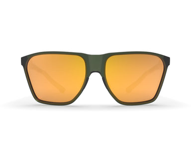 Spektrum Sunglasses Moss Green Frame / Zeiss Gold Lens ANJAN: Moss Green Frame / Zeiss Gold Lens XMiles
