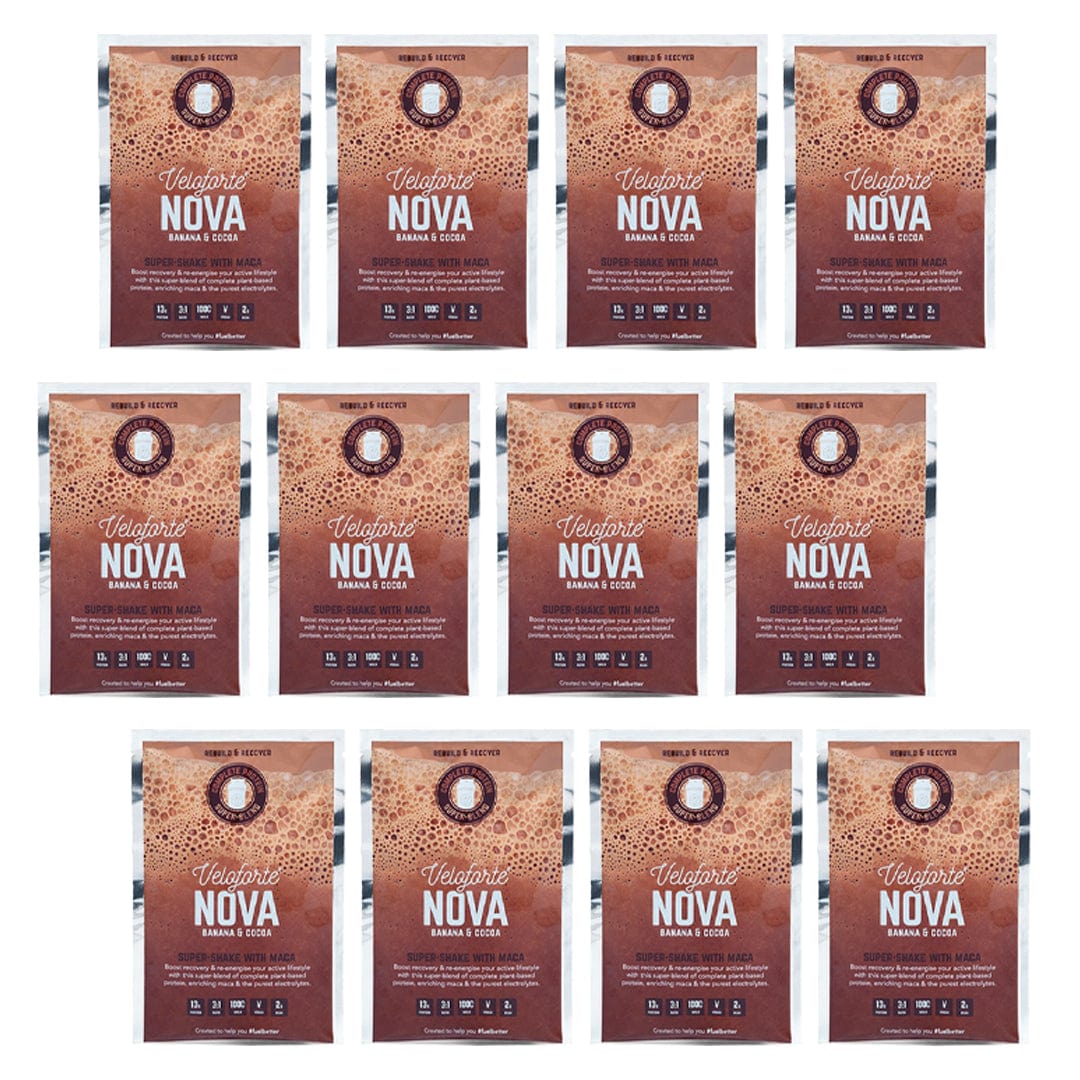 Veloforte Protein Drink Nova - Recovery Protein Shake / Pack of 12 x Sachets Veloforte Protein Recovery Shakes XMiles